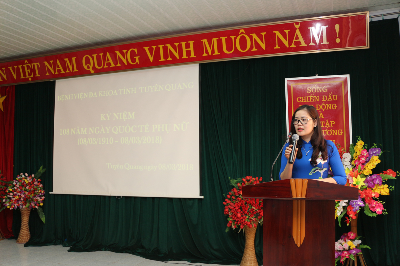 Đ/c Nguyễn Thu Hường phát biểu tại buổi tọa đàm