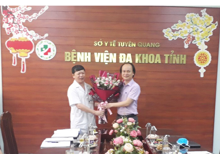 Bệnh viện đa khoa tỉnh tiếp đón và làm việc với đoàn công tác Trường Đại học Y - Dược Thái Nguyên