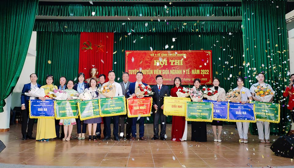 Bệnh viện đa khoa tỉnh Tuyên Quang đạt giải Nhất - Hội thi tuyên truyền viên giỏi ngành Y tế năm 2022