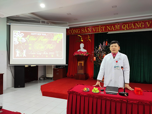 Bệnh viện đa khoa tỉnh Tuyên Quang: Gặp mặt các cán bộ chủ chốt nhân dịp đầu Xuân Quý Mão 2023
