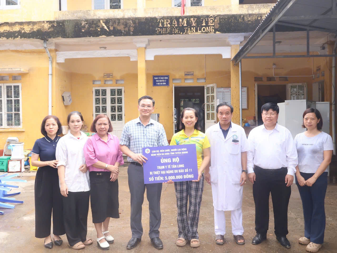 CHUNG TAY ỦNG HỘ 195.600.000 ĐỒNG – VÌ ĐỒNG BÀO VÙNG THIÊN TAI