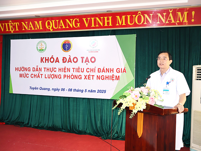 Khóa đào tạo Hướng dẫn thực hiện Tiêu chí đánh giá mức chất lượng phòng xét nghiệm y học