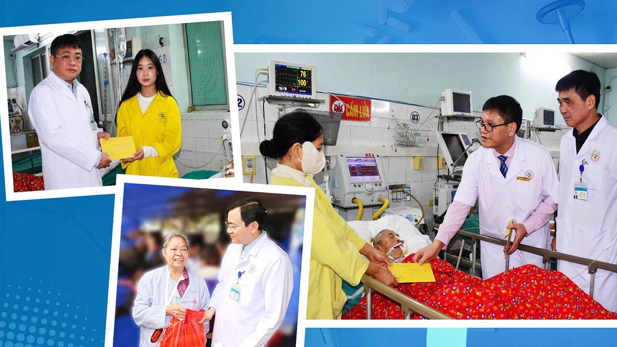 Không khí gặp mặt đầu Xuân và ngày làm việc đầu tiên sau kỳ nghỉ Tết Nguyên đán 2026 tại Bệnh viện đa khoa tỉnh Tuyên Quang.